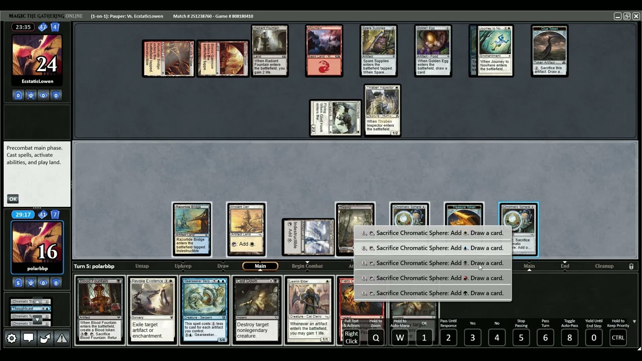 Pauper Esper Affinity Vs Boros Synth YouTube