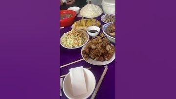 Mâm cỗ cưới trên bản dân tộc nùng lạng sơn vn