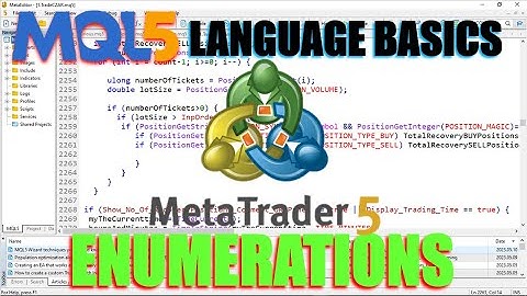 How to learn MQL5 for FREE to code FOREX EAs/BOTs. Language Basics -DATA TYPES -ENUMERATIONS-PART 38