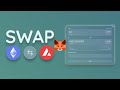 Swap Ethereum (ETH) to Avalanche (AVAX) using MetaMask