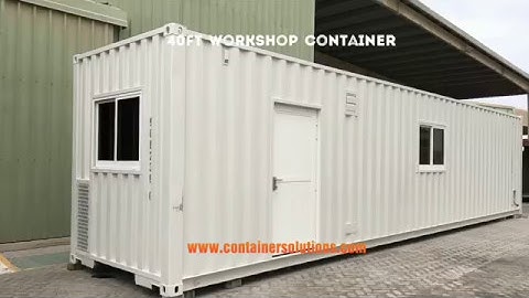 Container Conversions- 40FT Workshop Container