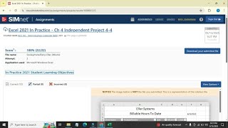 Famous Excel 2021 In Practice - Ch 3 Independent Project 4-4 | Step-by-Step SIMnet Solution | Excel Part 1 Net Worth