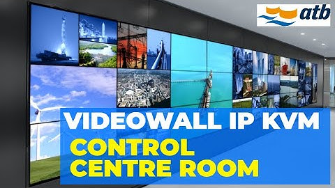 Videowall IP KVM System In Control Centre ATT Tanjung Bin |  Powered by AVCIT