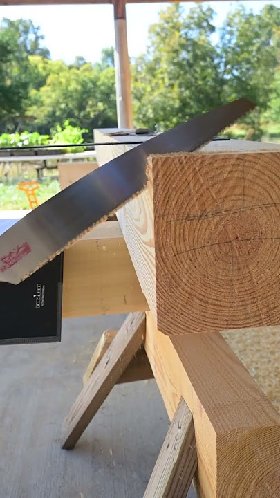Hand Sawing Tips (cutting 8x8 by hand 😰)