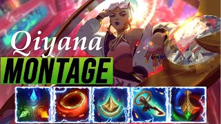 Qiyana Montage 2021 #4 | BEST PLAYS QIYANA 11.8 | QIYANA MID ONE SHOT | League of Legends Patch 11.8