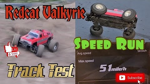New Redcat 1/10 Valkyrie MT 4s #rcparklife #valkyrie #redcat #rcbashing #rcbasher #speedrun #rcfun