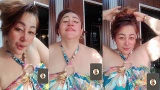 Mami Cristien Basah duluan || Karena Sudah Banjir Periscope CURVE girl❤️