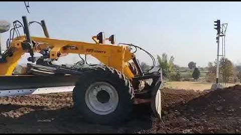 Mahindra G75 smart grader with dozer blade