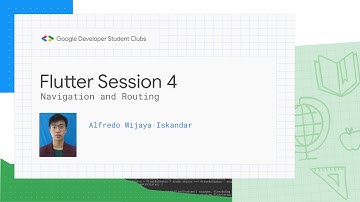 Flutter Bootcamp Week 4 - Navigation and routing