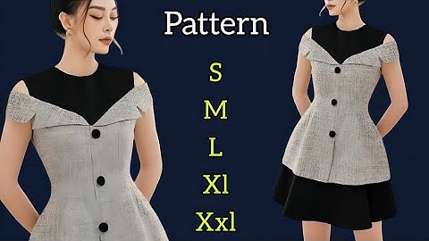 Sew an Elegant Dress Step-by-Step ✂️| Pattern Making + Perfect Fit Tutorial