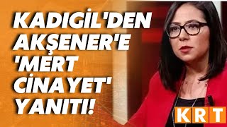 TİP Milletvekili Sera Kadıgil, İYİ Parti lideri Meral Akşener'in 'mert cinayet' açıklamasına tepki! Resimi