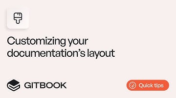 Customizing your documentation’s layout