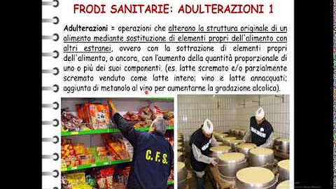 Come si classificano le frodi alimentari?