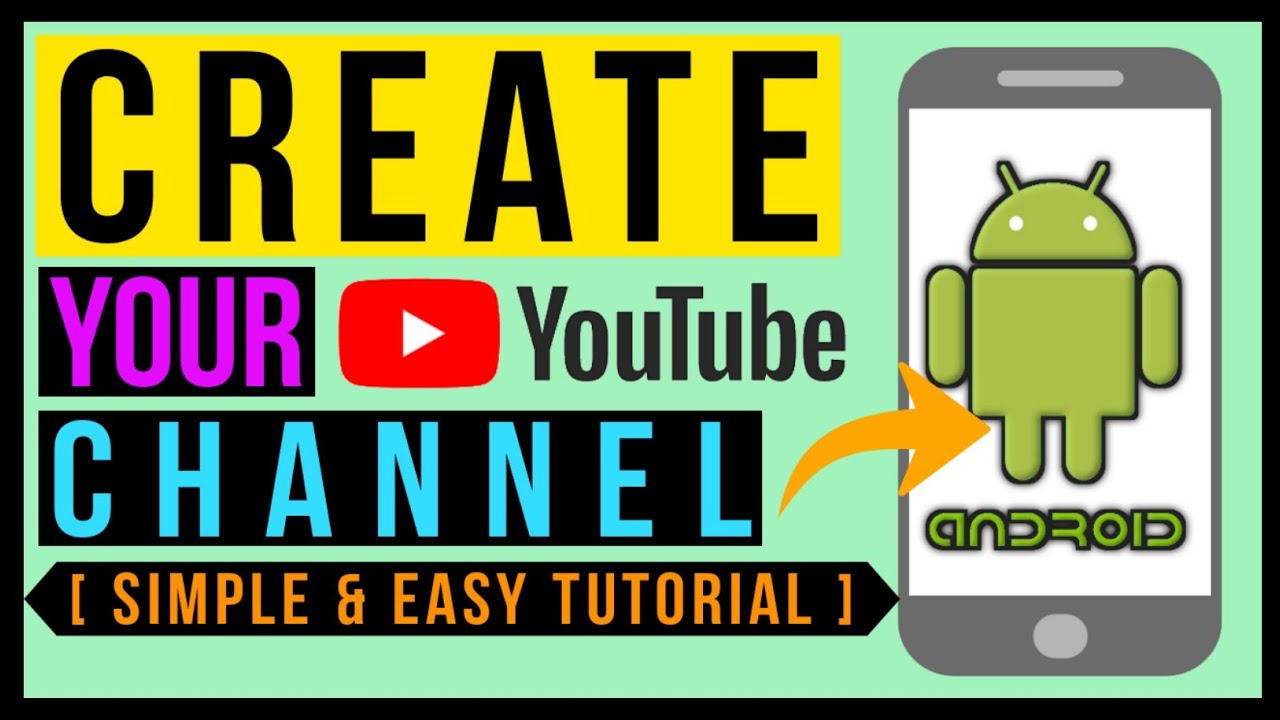 How to create youtube channel in mobile | YouTube tutorial | step by ...