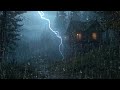 Soft Rain Falling at a Mountain Cabin (No Ads) 🌧️ | Rain Ambience for Deep Sleep &amp; Full Rest