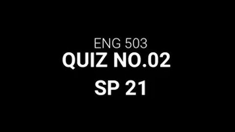 ENG503 Introduction to English Language Teaching Quiz no 2