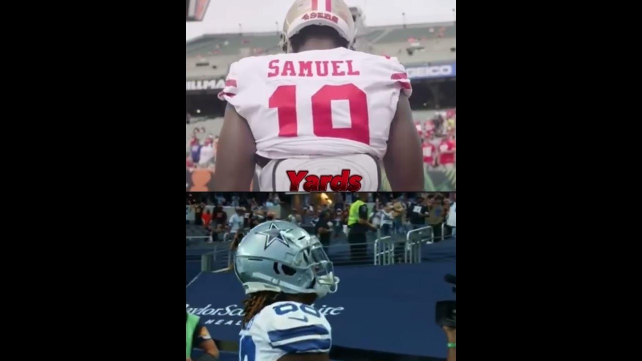 NFL WR1 Competition: Deebo Samuel Vs CeeDee Lamb - YouTube