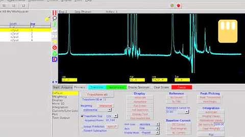 Using VnmrJ to process simple NMR spectra
