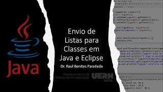 Envio de Listas para Classes em Java e Eclipse
