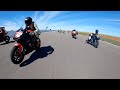 Superbike unlimited race  podium club rear cam view