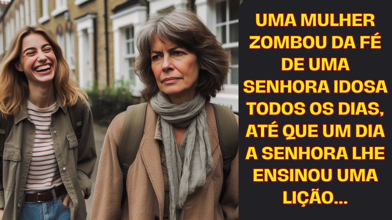 Uma mulher zombava da fé de uma senhora idosa todos os dias, até que um dia a senhora...