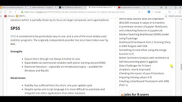 What’s the Best Statistical Software A Comparison of R Python SAS SPSS and STATA
