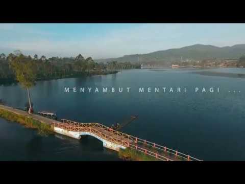 Menikmati pagi di Situ Cileunca, Pangalengan Bandung (sunrise) drone footage