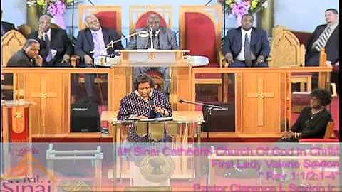 First Lady Valerie Sexton ( Mt. Sinai Cathedral Ch...