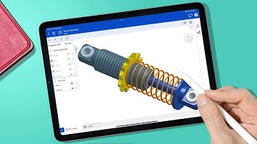 Modeling a Shock Absorber on iPad | Onshape Mobile