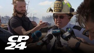 Officials provide update following Vaughan fire
