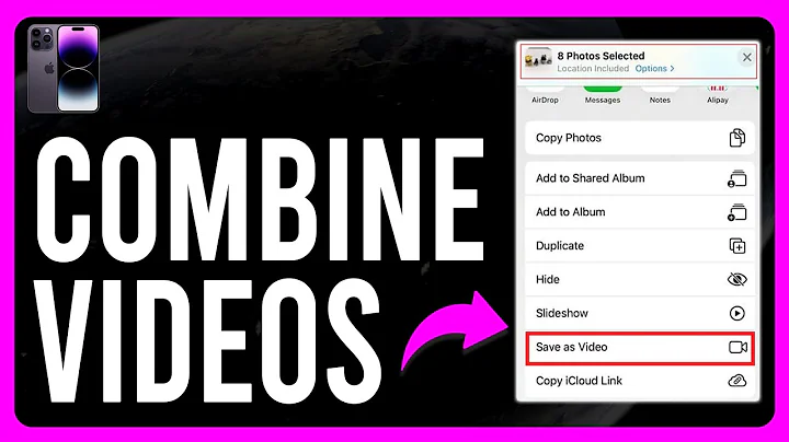 How to Combine Videos on iPhone (How to Merge Videos on iPhone)
