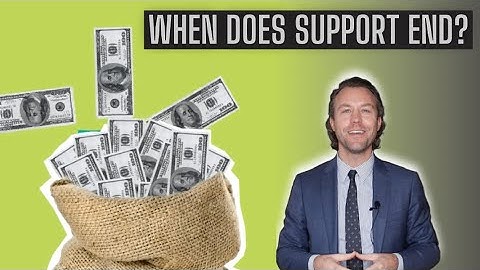 When Does Child Support End?