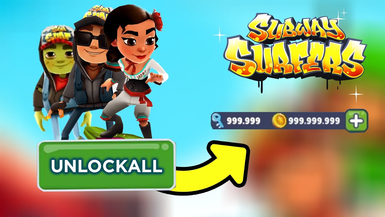 Subway surfers - Unlock all characters cheat on android - video