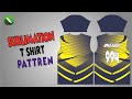 How To Make Sublimation T-Shirts Design And Pattern Fitting In Coreldraw | Awais Graphics