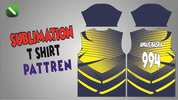 How To Make Sublimation T-Shirts Design And Pattern Fitting In Coreldraw | Awais Graphics