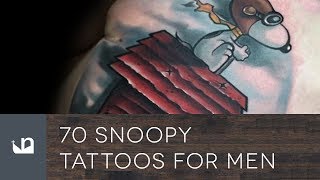 70 Snoopy Tattoos For Men