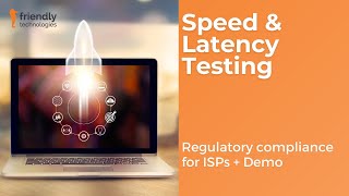 Speed & Latency Testing Demo for ISPs