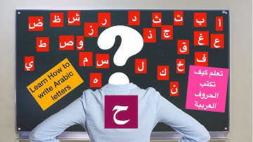 Arabic letter ح  Ha at the beginning, middle and end of the word/   حرف ح.Elastetouan