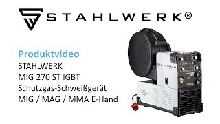 STAHLWERK MIG MAG 270 ST full equipment shielding gas welder with 270 ,  894,99 €