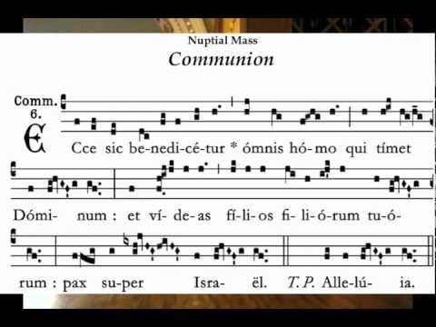 Ecce sic benedicetur - St. Cecilia Parish Schola -...