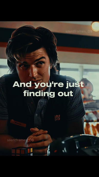 “And when I’m back in Chicago…” 🎵 - End of Beginning #strangerthings #steveharrington #djo #joekeery