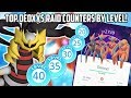 TOP DEOXYS RAID COUNTERS BY LEVEL IN POKEMON GO! BEST FOR ALL FORMS