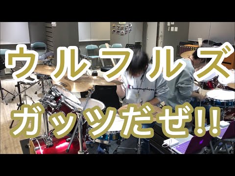 叩いてみた 「ウルフルズ」「ガッツだぜ!!」オハケン ドラム講師