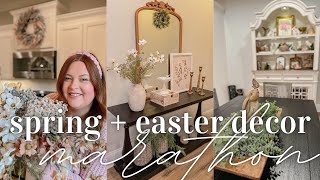 🐇SPRING AND EASTER DECORATE WITH ME | SPRING DECORATING MARATHON | SPRING EASTER DECORATING 2024