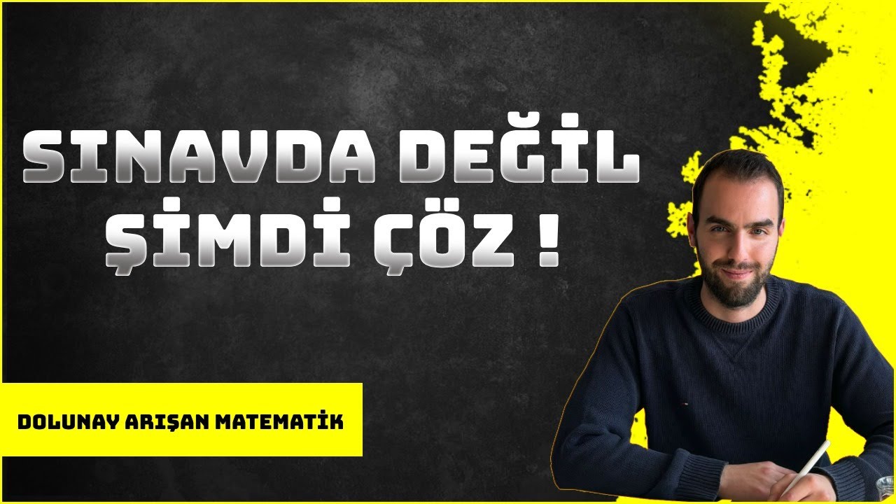 Uğraştırabilecek Bir İntegral Sorusu - Barış Yayınları