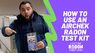 How to use an Air Chek Radon Test Kit