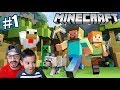 Primera Vez en Minecraft | Mi Casa de Minecraft | Juegos Karim Juega