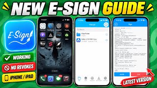[ALL NEW] Get Working ESign on iPhone & iPad | Install IPA Files on iOS Device - ESign iOS Guide