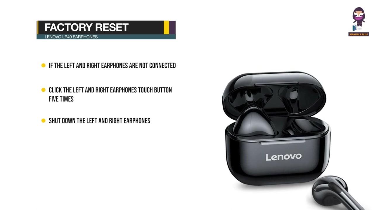 Lenovo LP40 Live Pods TWS Wireless Earphones User Manual | How to Pair ...