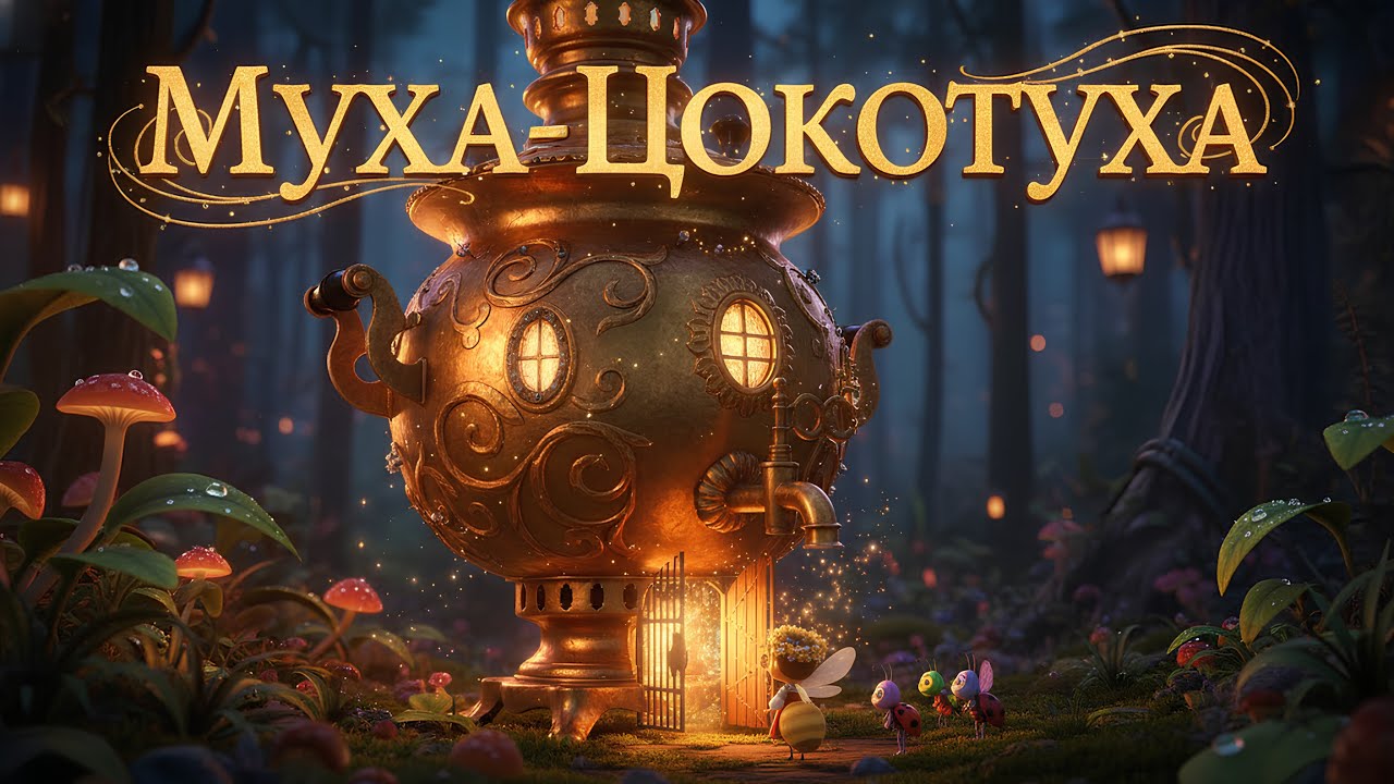 ✨ Паук напал  на Муху-Цокотуху 😱 Кто её спасёт? | Лунный Сундучок